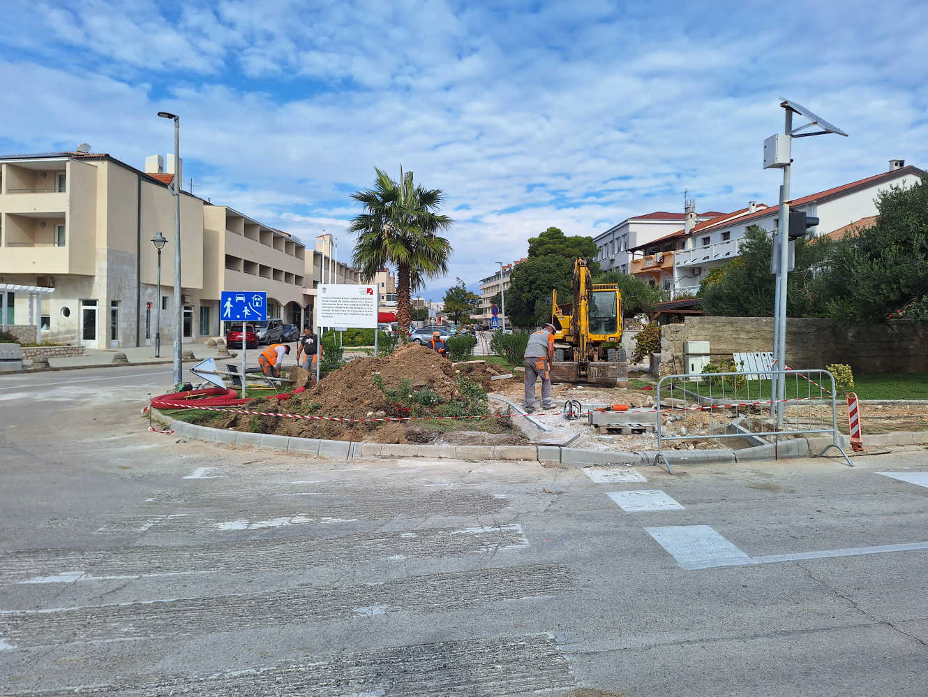 Počela sanacija opasnog križanja kod škole Pag