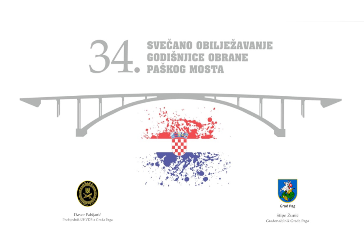 Obilježavanje 34. godišnjice obrane Paškog mosta