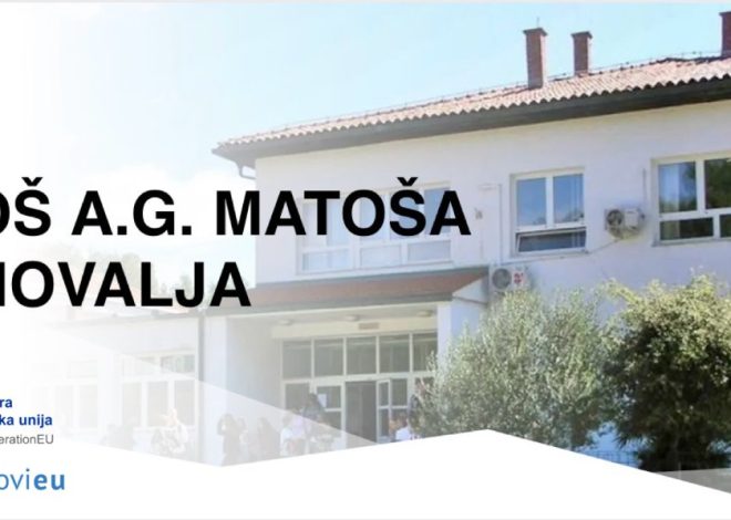 Donesena odluka o financiranju rekonstrukcije OŠ A. G. Matoša u Novalji
