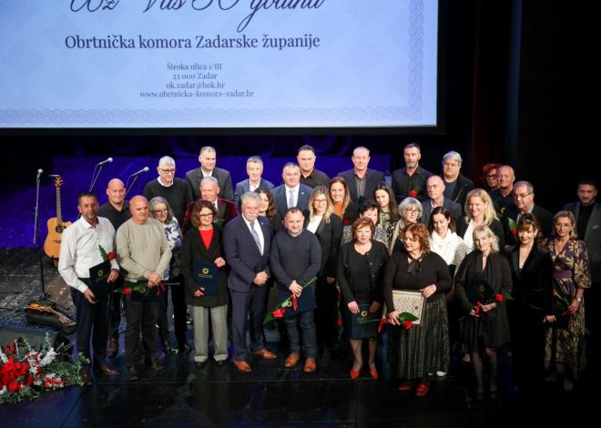 Obrtnička komora Zadarske županije svečano obilježila 30 godina od osnutka