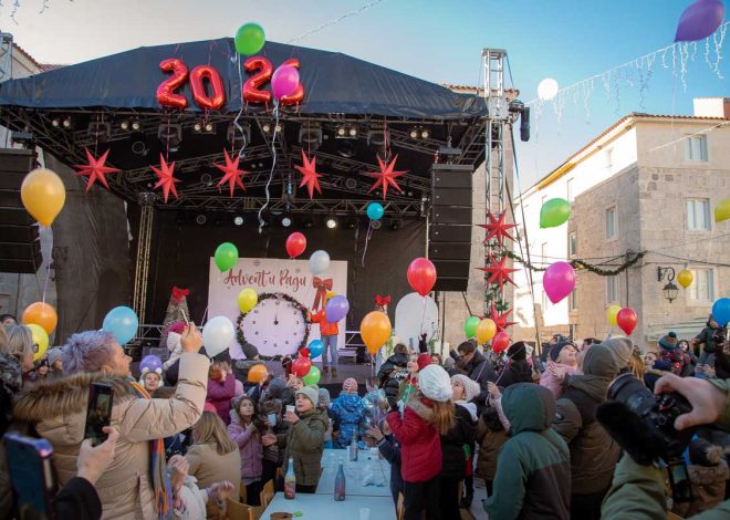 Dječji doček Nove godine s Marijom Petrekovićem u Pagu
