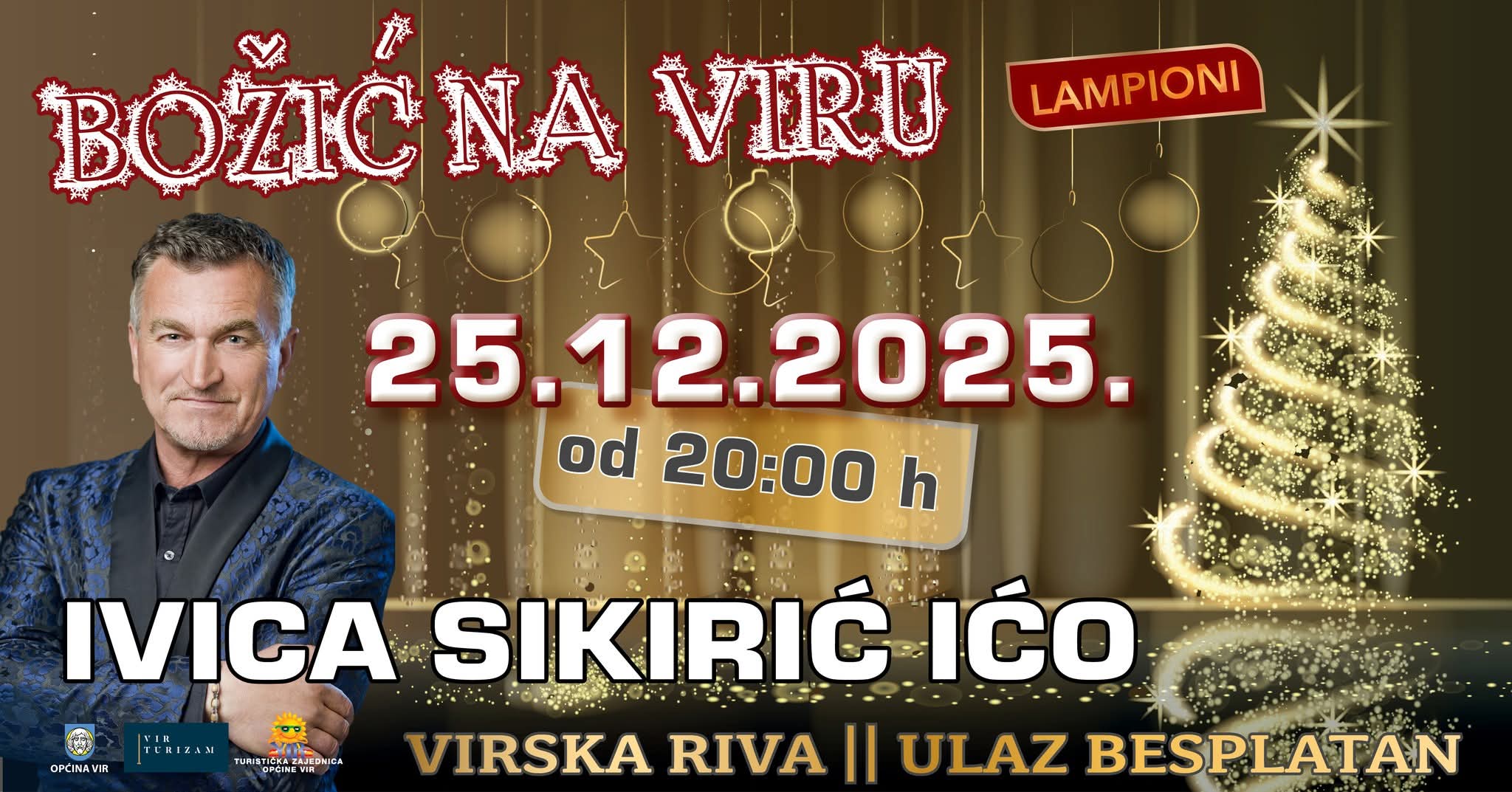 Ivica Sikirić Ićo za Božić pjeva Viranima