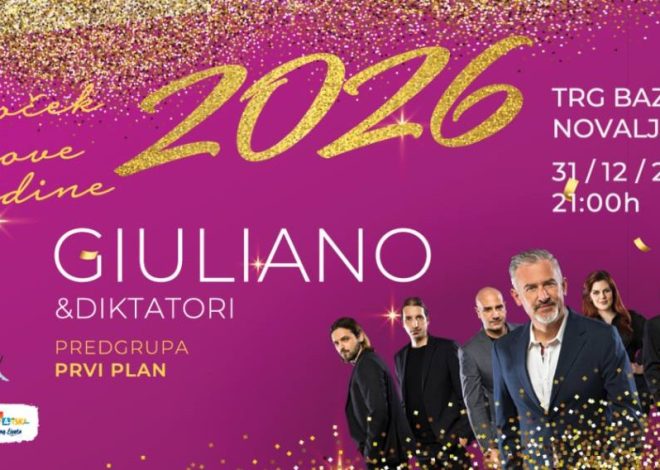 Novalja: Dočekajte Novu 2026. godinu uz uzbudljiv program dočeka na otvorenom.