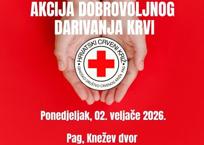 Akcija dobrovoljnog darivanja krvi u Pagu