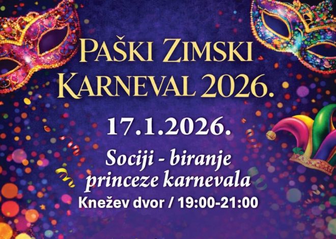 Paški karneval ide dalje uz izbor Princeze karnevala i Iću