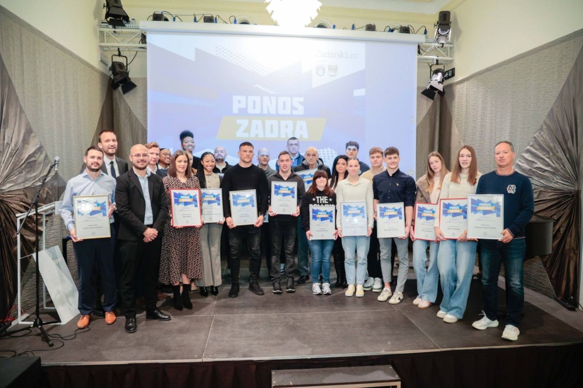 Dodijeljene nagrade najboljim sportašima Zadarske županije za 2025. godinu