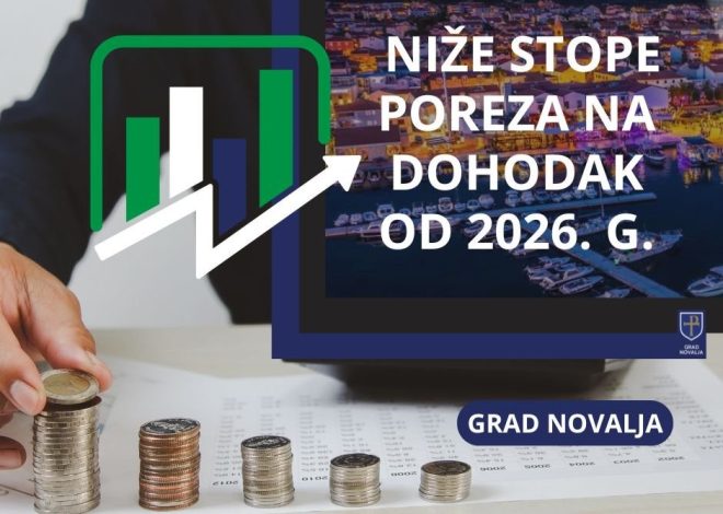Novalja: Niže stope poreza na dohodak u 2026.