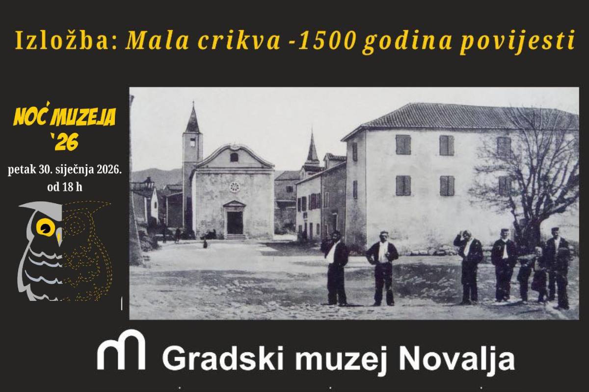 Gradski muzej Novalja pripremio bogat program za Noć muzeja ´26