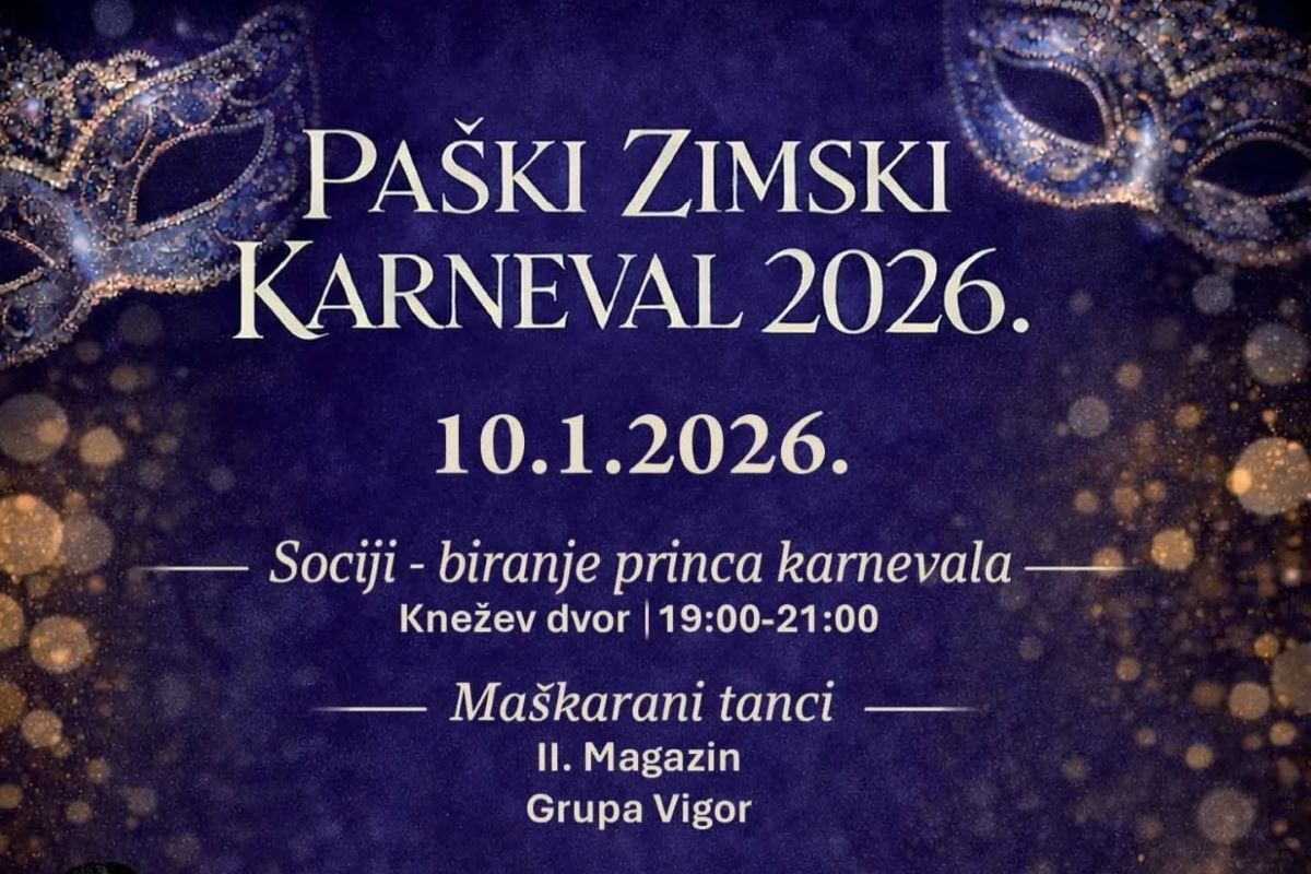 Pag ponovno u znaku maškara – Paški zimski karneval započinje 10. siječnja