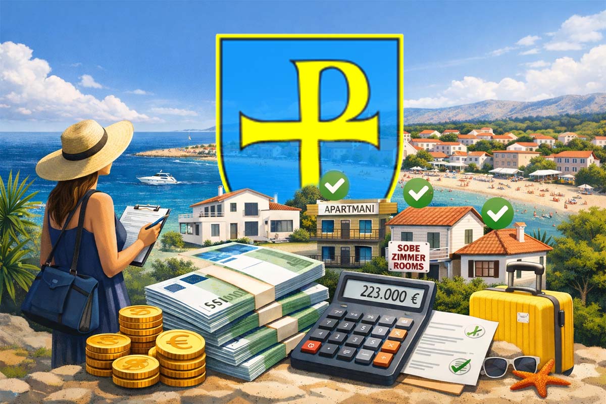 Novalja: Više od 223 tisuće € potpore za 554 privatna iznajmljivača