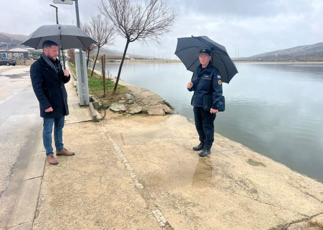 Predstavnici službe civilne zaštite i Grada obišli teren nakon poplava u Pagu