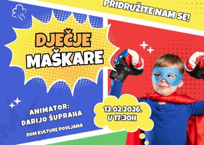 Dječje maškare u Povljani