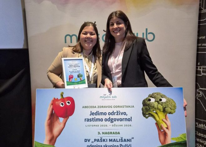 3. mjesto Skupini Pužići iz DV Paški mališani na konferenciji u Zagrebu