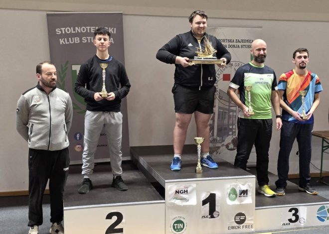 Mate Kurilić u finalu 7. Memorijala Drage Čordaša u Donjoj Stubici