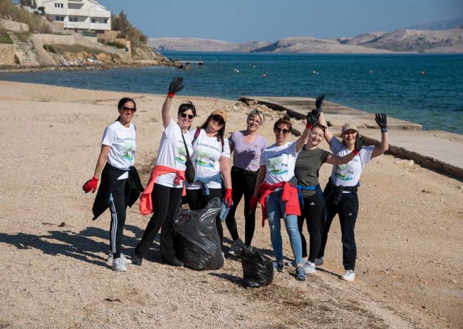 Grad Pag: održana velika eko akcija Čisto more, čist kraj.