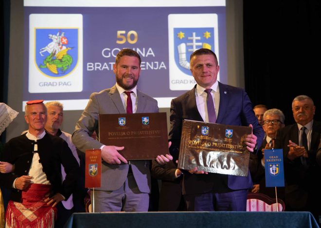 Izaslanstvo Grada Paga sudjelovalo na svečanoj sjednici Grada Križevaca