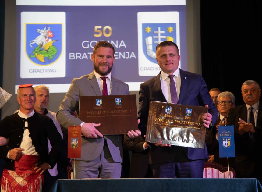 Izaslanstvo Grada Paga sudjelovalo na svečanoj sjednici Grada Križevaca