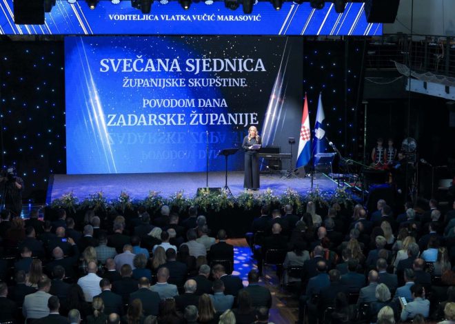 Održana svečana sjednica Zadarske županije