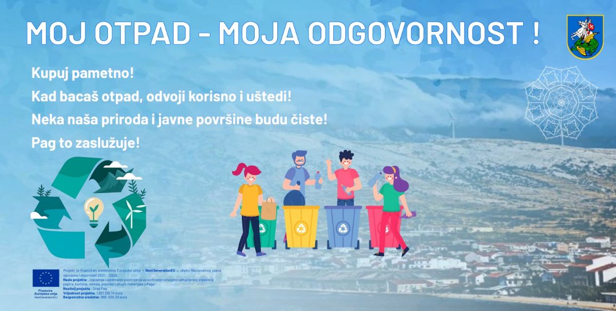 “Moja otpad – moja odgovornost” javna tribina u Domu kulture Pag
