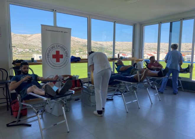 U Pagu održana akcija Dobrovoljnog davanja krvi