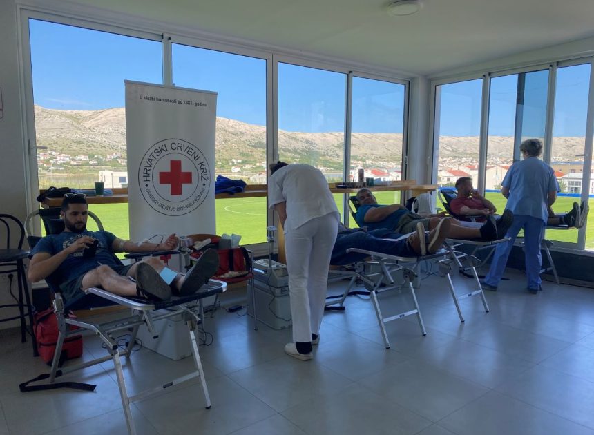U Pagu održana akcija Dobrovoljnog davanja krvi