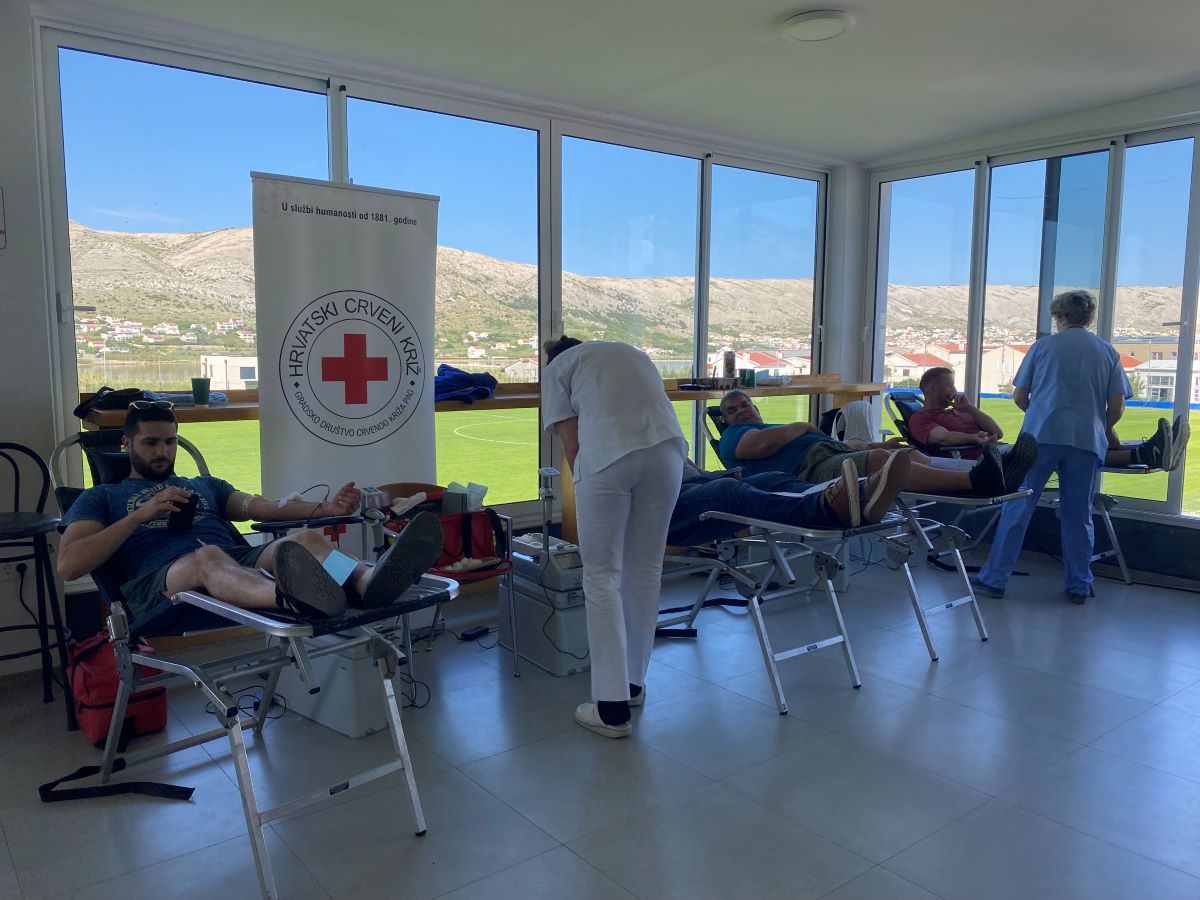 U Pagu održana akcija Dobrovoljnog davanja krvi
