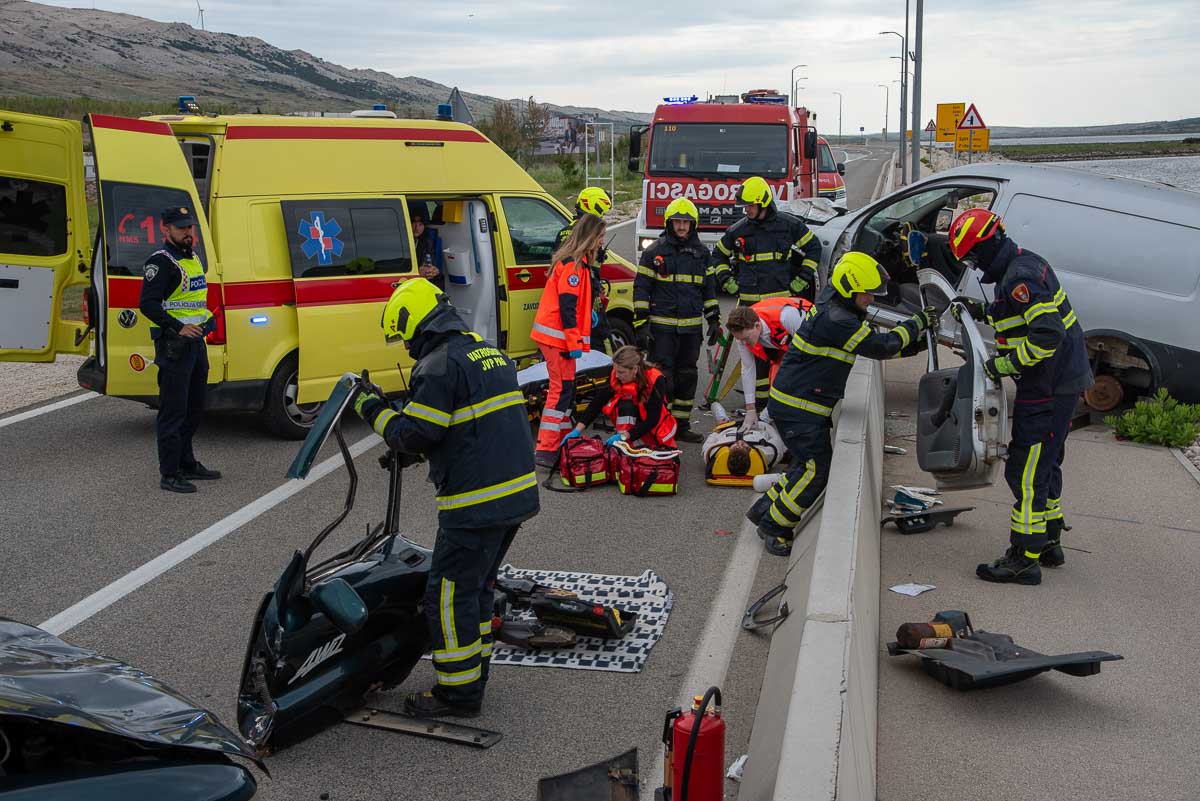 Pag: Održana vježba hitnih službi „Otok Pag – sigurna destinacija“