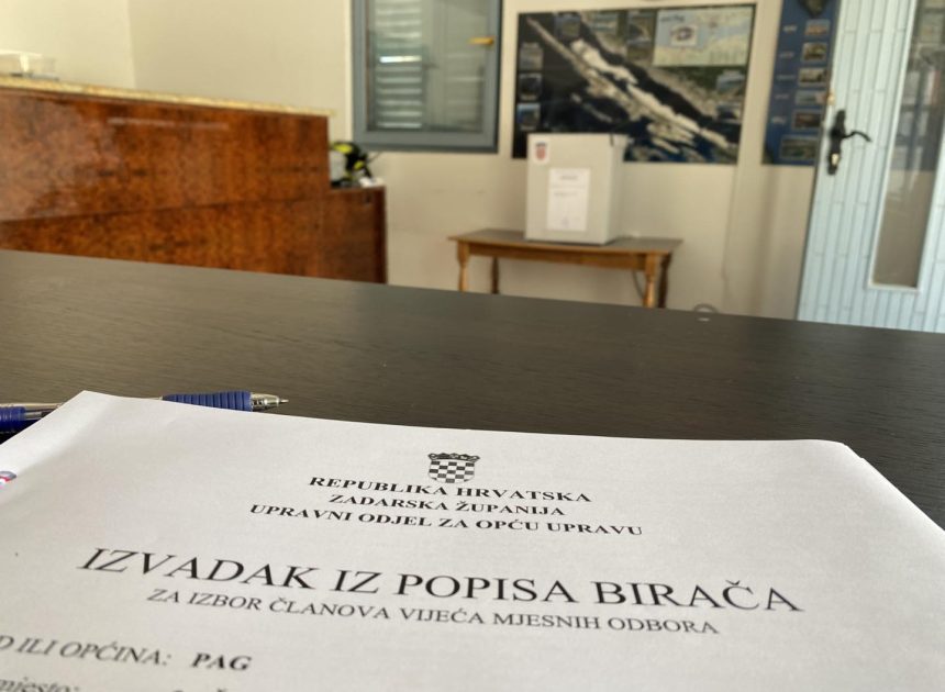 Članice i članovi vijeća mjesnih odbora s područja Grada Paga nakon izbora