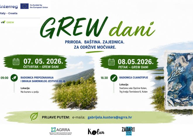 GREW Dani u Kolanu i Zadru: priroda, baština i okusi kolanjskog kraja