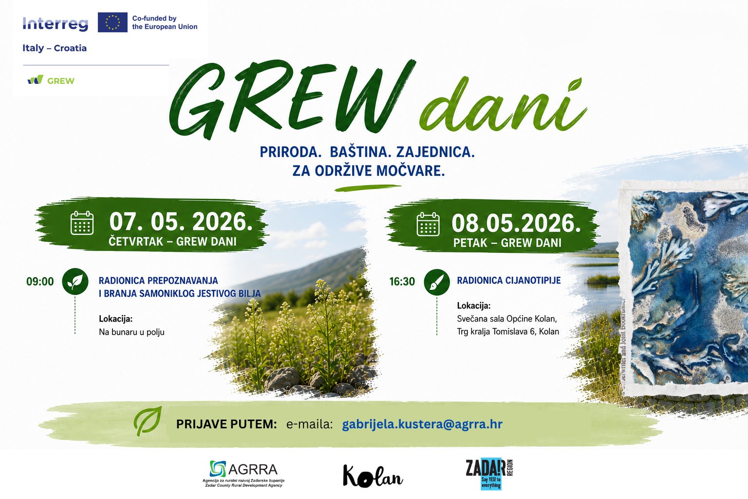 GREW Dani u Kolanu i Zadru: priroda, baština i okusi kolanjskog kraja