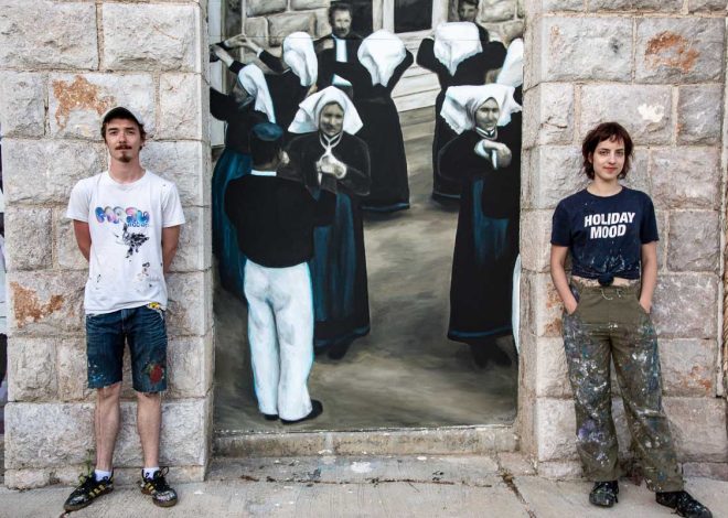 Stare fotografije oživjele kao murali na Domu kulture u Pagu
