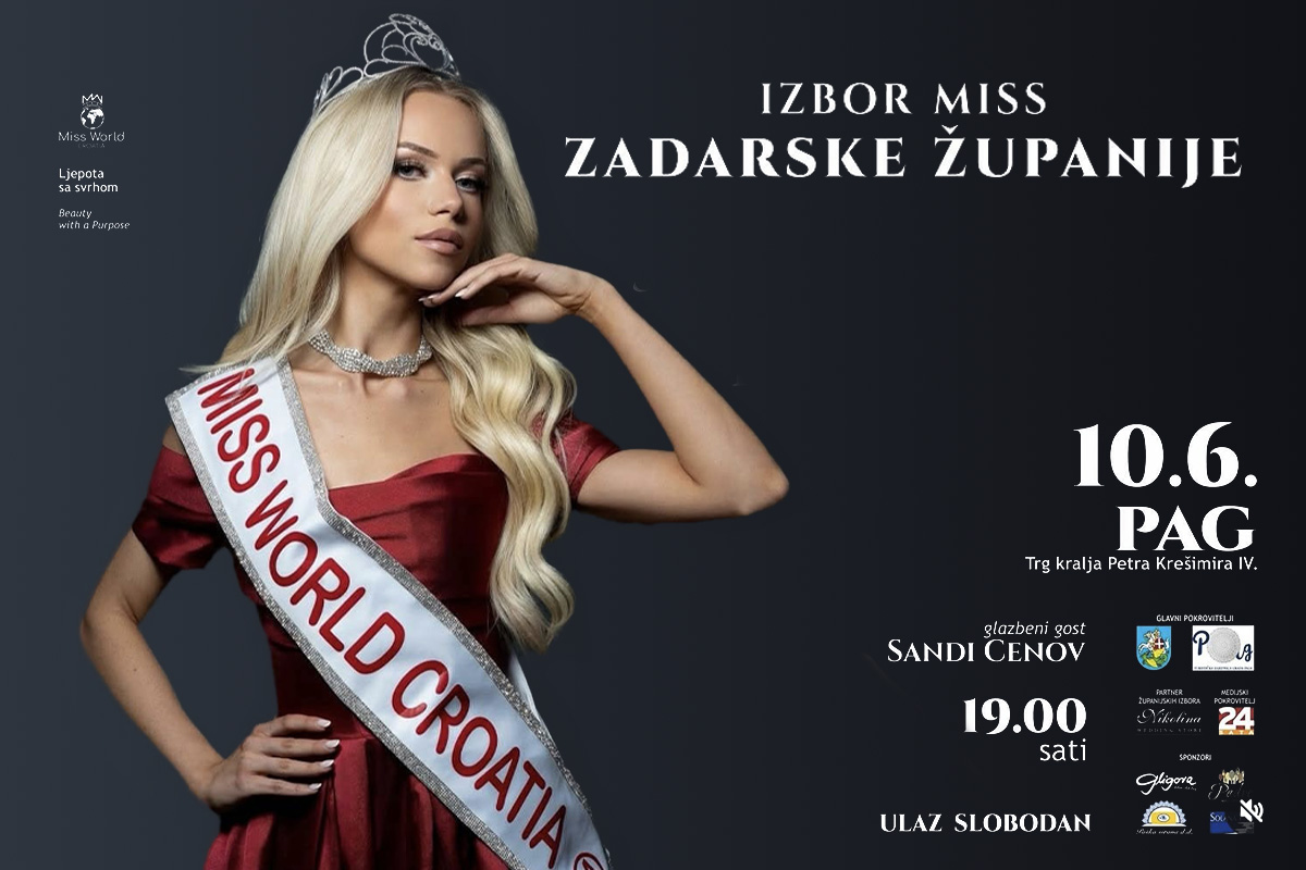 Pag domaćin izbora za Miss Zadarske županije