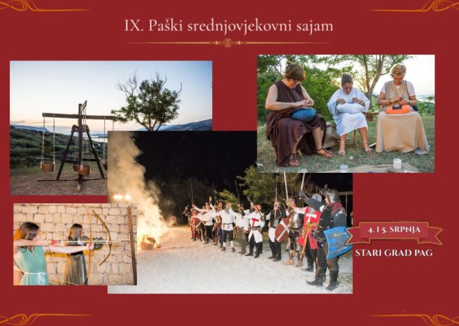 IX. Paški srednjovjekovni sajam, Stari grad, 4. i 5. srpnja 2026.