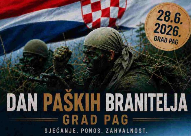 U nedjelju, 28. lipnja, obilježava se Dan paških branitelja