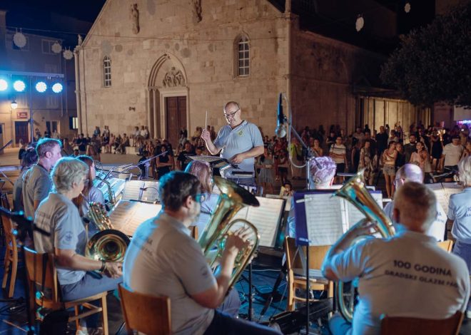 Ljetni koncert Gradske glazbe Pag
