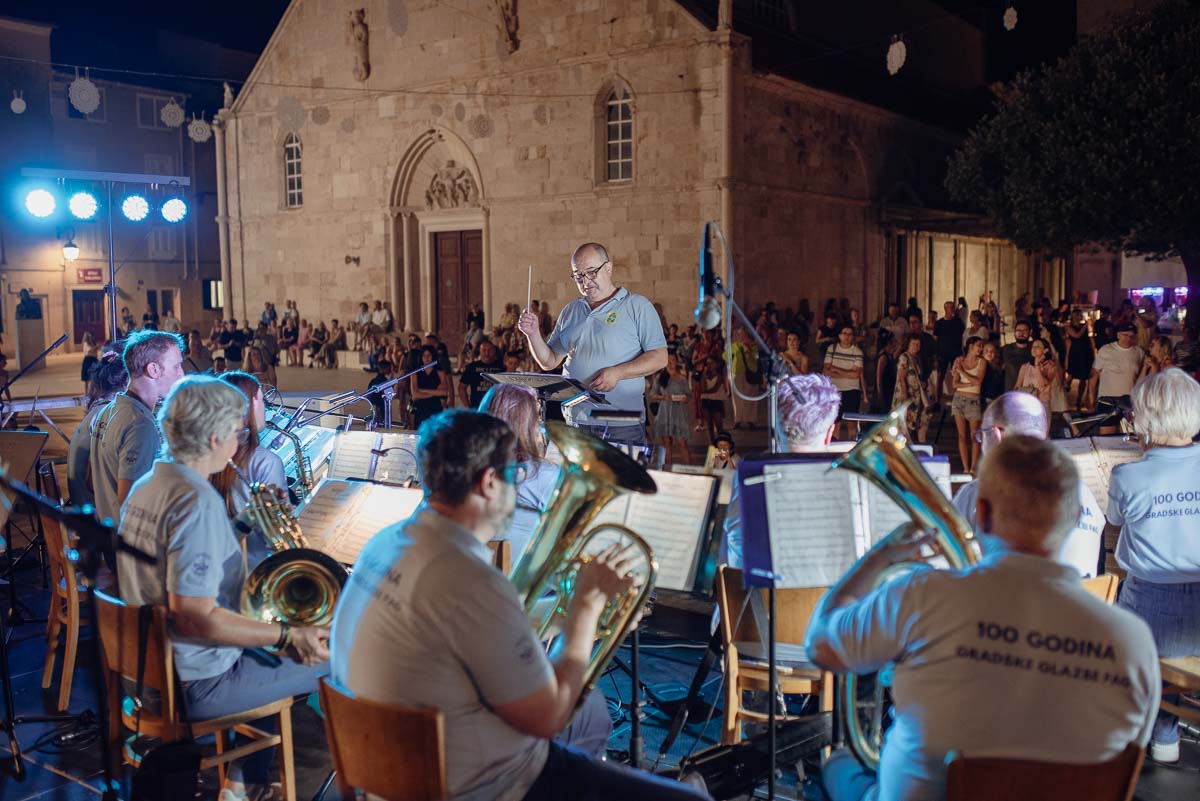 Ljetni koncert Gradske glazbe Pag
