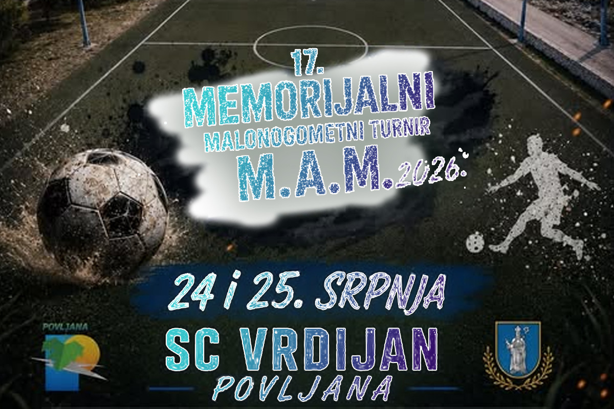 17. Memorijalni malonogometni turnir M.A.M. 2026