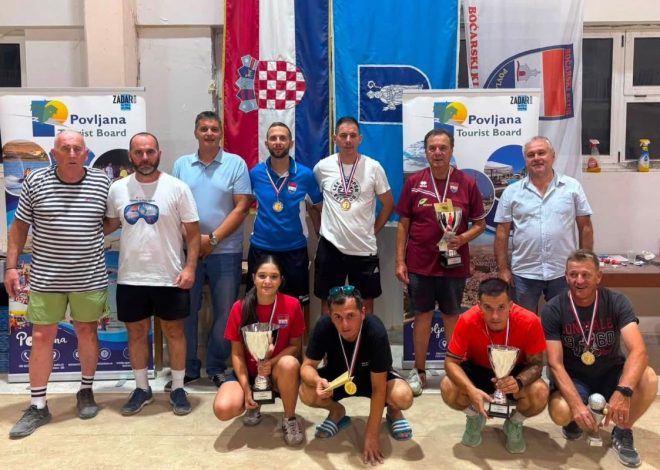 Završen Boćarski turnir parova Povljana 2026