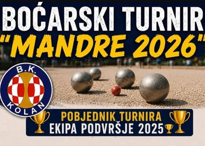 Podvršje 2025. pobjednici Boćarskog turnira Mandre 2026.