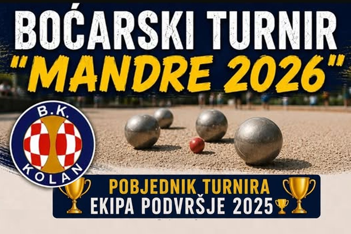 Podvršje 2025. pobjednici Boćarskog turnira Mandre 2026.