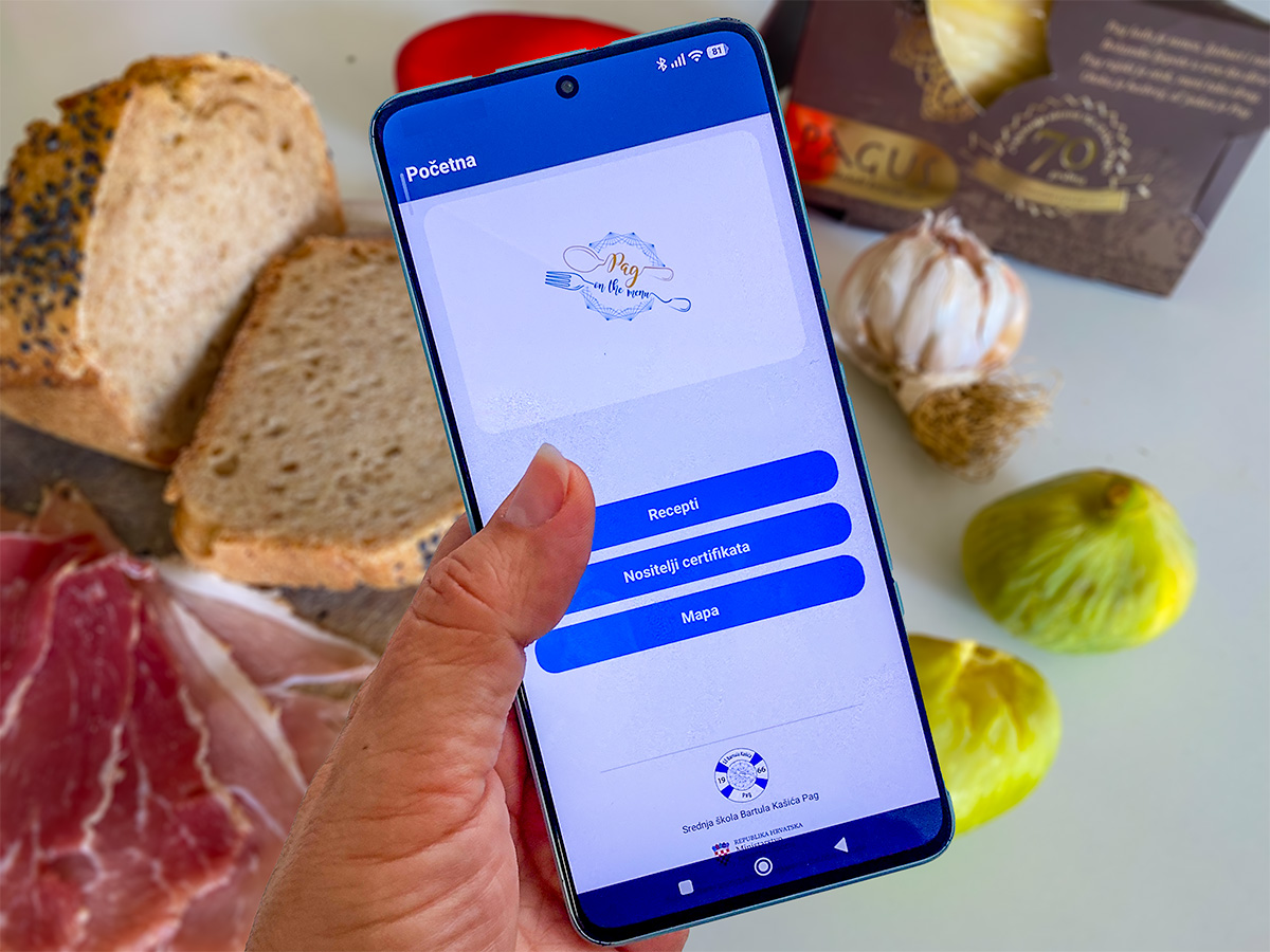 Pag na meniju dobio mobilnu aplikaciju