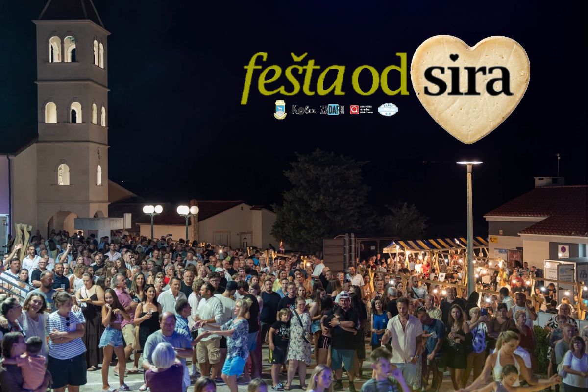 Jubilarna Fešta od sira u Kolanu slavila paški sir