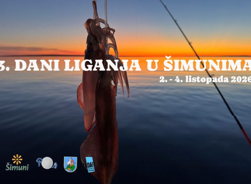 3. Dani liganja u Šimunima od 2. do 4. listopada 2026.