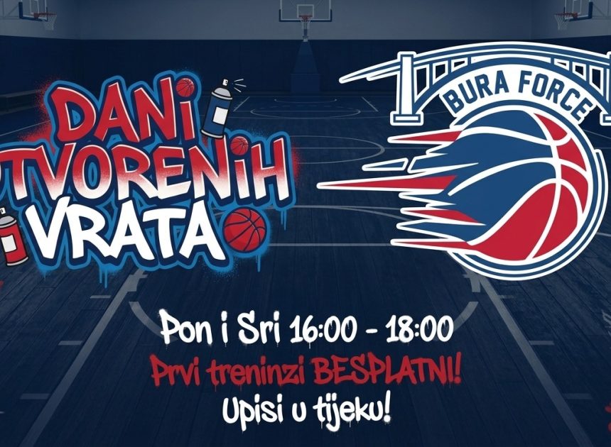 KK Bura Force poziva djecu na dane otvorenih vrata