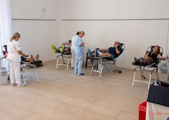 U Pagu održana akcija darivanja krvi