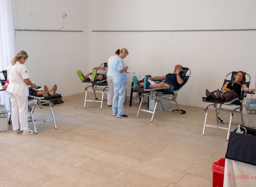 U Pagu održana akcija darivanja krvi