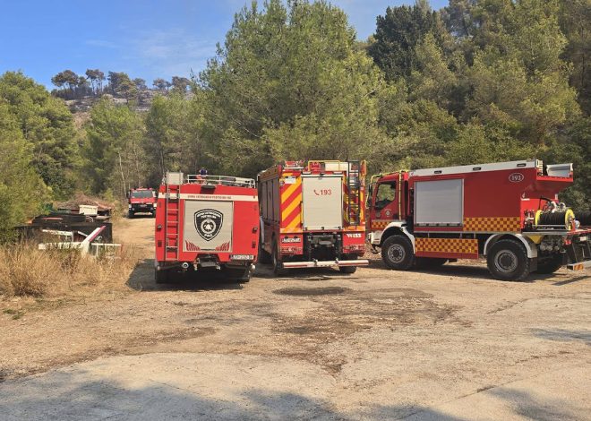 Vatrogasci JVP-a Pag upućeni na Brač