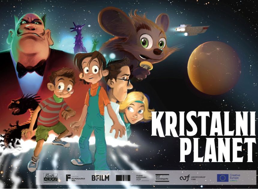 Hrvatski dugometražni crtani film Kristalni planet u paškom kinu