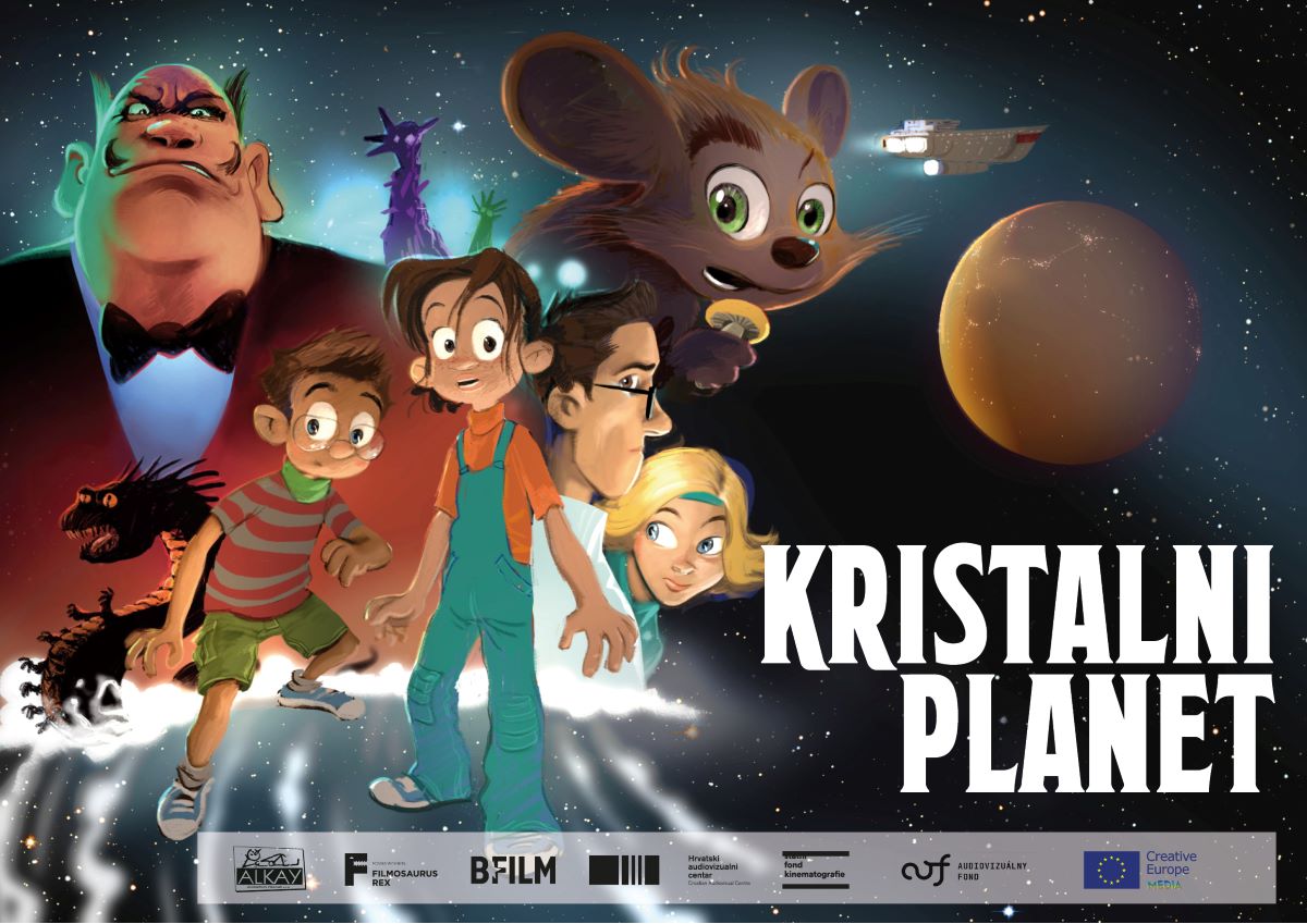 Hrvatski dugometražni crtani film Kristalni planet u paškom kinu