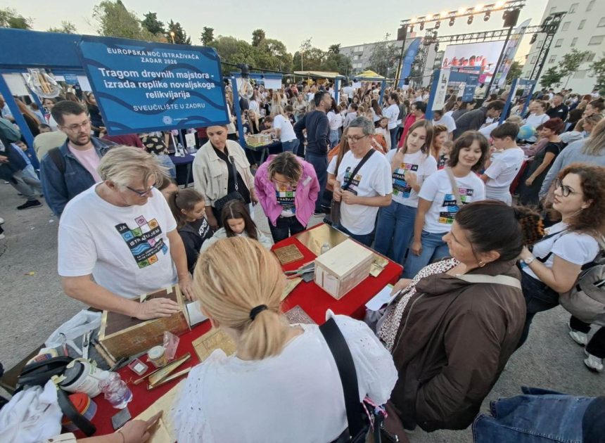 Radionica „Tragom drevnih majstora – izrada replike novaljskog relikvijarija“ u sklopu Noći istraživača